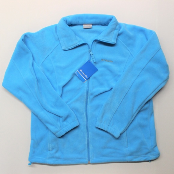 Columbia Three Lakes Fleece Jacket New Atoll - 1X - Picture 1 of 5